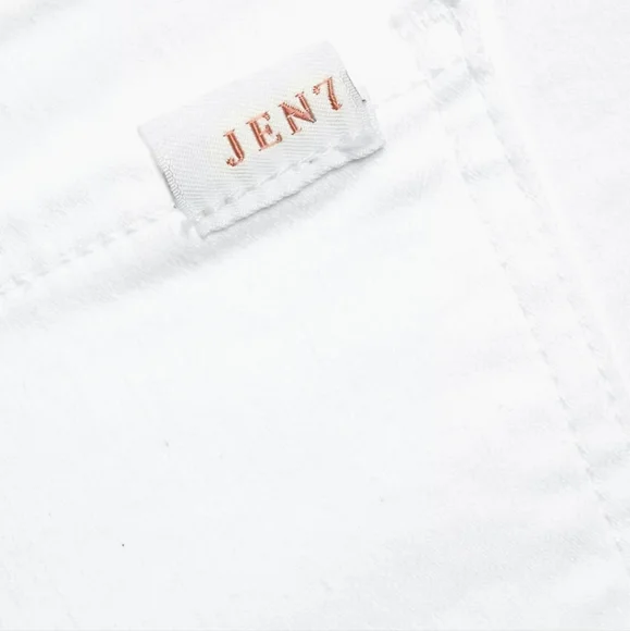 NWT $108 Jen by 7 For All Mankind Slim Bootcut Sculpting Jeans In White - Picture 3 of 6
